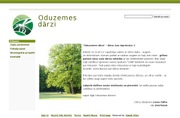 Oduzemes dārzi – mājaslapas www.oduzeme.lv ekrānuzņēmums